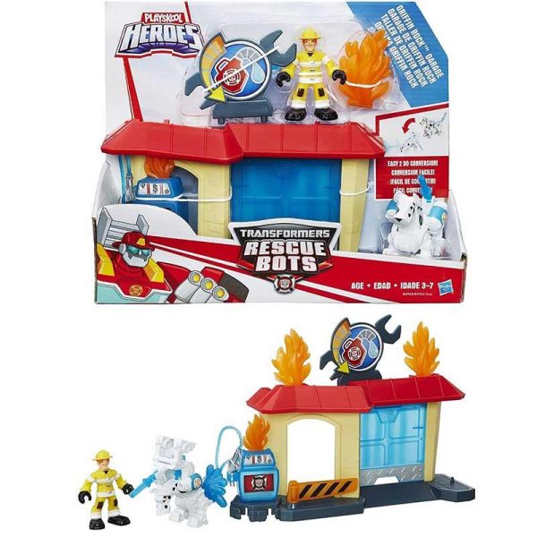 Playskool Heroes Transformers Rescue Bots Griffin Rock Garage