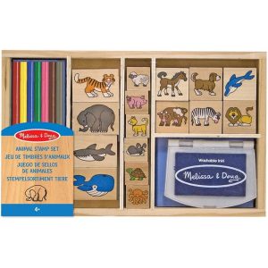 Melissa and Doug Animal Stamp Set - Σφραγίδες Με Ζώα Τέχνες Και Χειροτεχνία