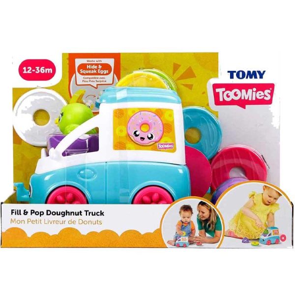 Tomy Toomies Fill & Pop Doughnut Van - Εκπαιδευτικό Παιχνίδι