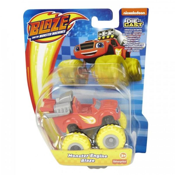 Nickelodeon Blaze and the Monster Machines Monster Engine Blaze - Μεταλλικό Αυτοκινητάκι