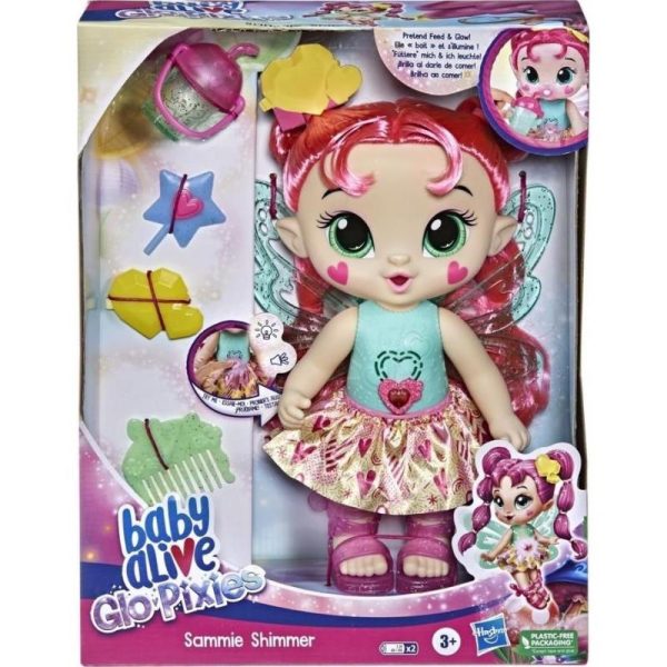 Baby Alive Glo Pixies Sammie Shinner Κούκλα #F2595