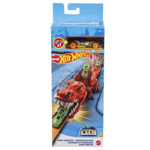 Hot Wheels Dino Launcher - Πίστα Εκτοξευτήρας με Αυτοκινητάκι