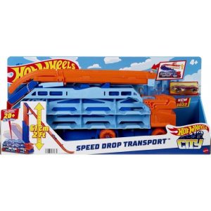 Hot Wheels Speed Drop Transport - Πίστα Νταλίκα με Αυτοκινητάκι