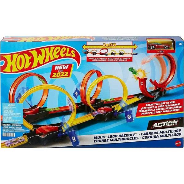 Hot Wheels Multi-Loop Raceoff - Πίστα με Λούπες και Αυτοκινητάκι