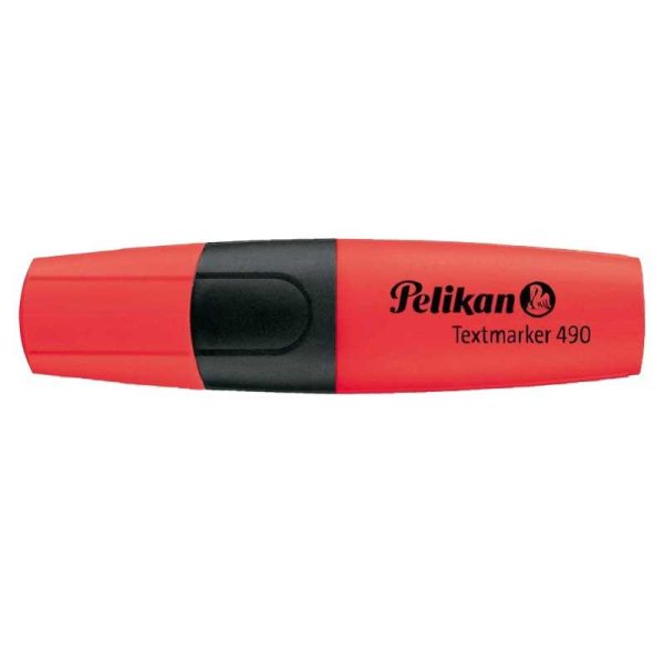 PELIKAN Textmarker 490 - Μαρκαδόρος Υπογράμμισης Κόκκινο