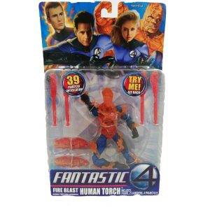 Fantastic 4 Fire Blast Human Torch Φιγούρα 18cm Toy Biz 2005