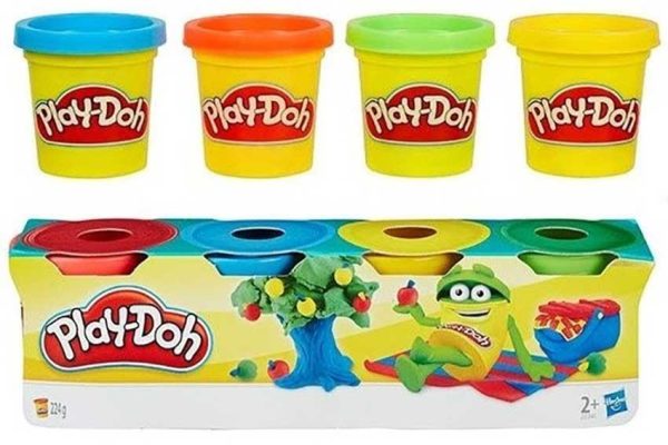 Play-Doh 4 Βαζάκια Πλαστελίνη