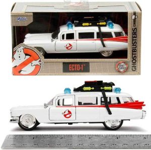 1959 Ghostbusters Ecto-1 Cadillac 1:32 Die-cast Model Car – Jada Toys