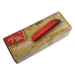 Anemi Collection Φυσαρμόνικα Πλαστική Πίκολο Κόκκινη 10cm