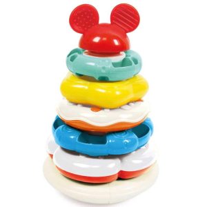 Baby Clementoni Disney Mickey Mouse Baby Stackable Rings - Βρεφικό Παιχνίδι Στίβαξης