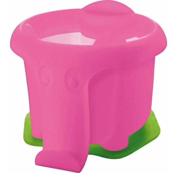 Pelikan Ελεφαντάκι Σταθερό Δοχείο Νερού Με Θέση Για Πινέλο Ροζ