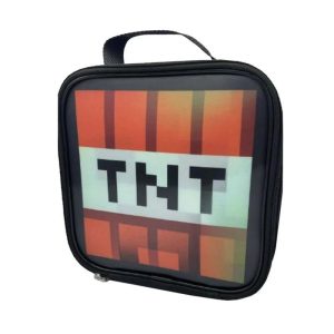 Τσάντα Πλάτης / Backpack: Minecraft TNT Creeper 42cm + Lunch Bag
