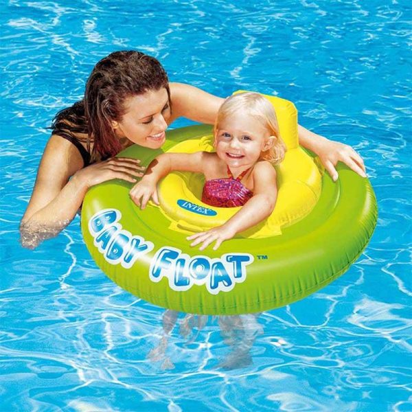 Intex Βρεφικό Σωσίβιο Swimtrainer με Διάμετρο 76εκ. για 12 έως 24 Μηνών Πράσινο