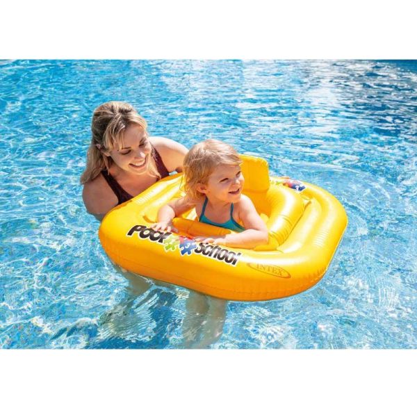 Intex Βρεφικό Σωσίβιο Swimtrainer με Μήκος 79εκ. για 1-2 Ετών Κίτρινο