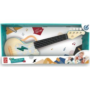 Hape Early Melodies Ξύλινη Κιθάρα Ukulele Rock N Roll