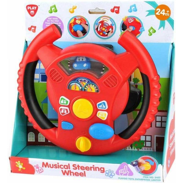 Playgo Musical Steering Wheel - Μουσική Τιμονιέρα για 24+ μηνών