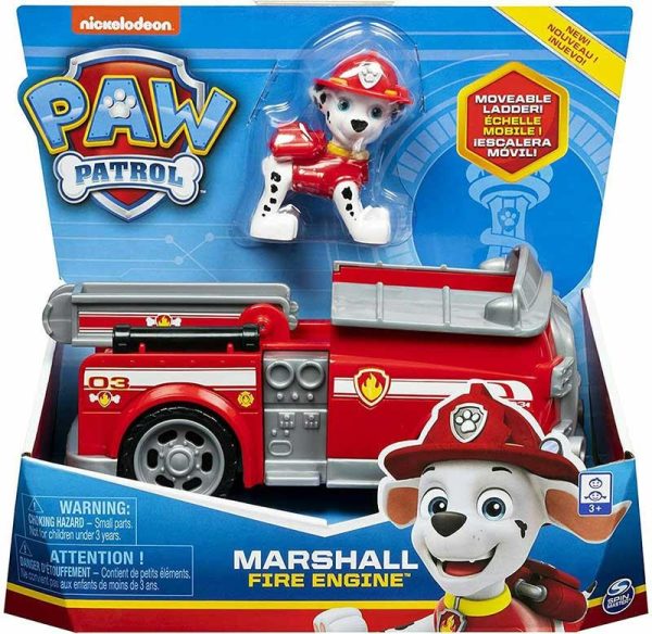 Paw Patrol Marshall Fire Engine - Όχημα & Φιγούρα