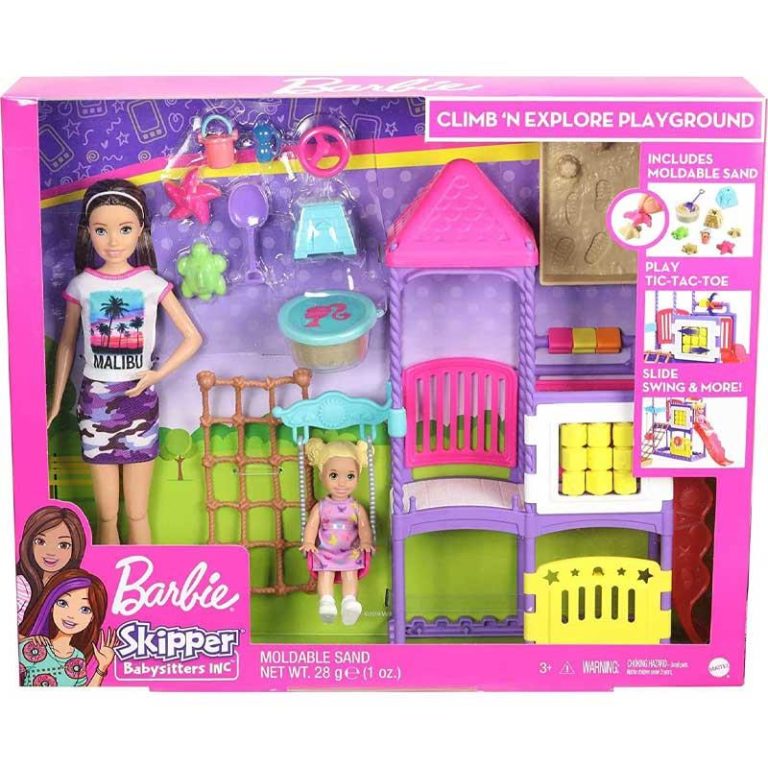 Barbie Skipper Babysitter & Playground - Σετ με Κούκλες και Παιδική Χαρά #GHV89