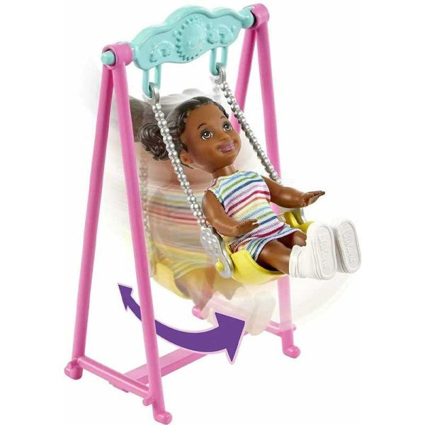 Barbie Skipper Babysitter & Playground - Σετ με Κούκλες και Παιδική Χαρά #HHB67