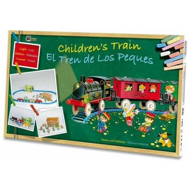 Pequetren 2001 Children's Train - Σετ Τρενάκι με Φως και Αξεσουάρ