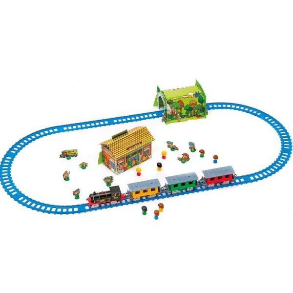 Pequetren 2001 Children's Train - Σετ Τρενάκι με Φως και Αξεσουάρ