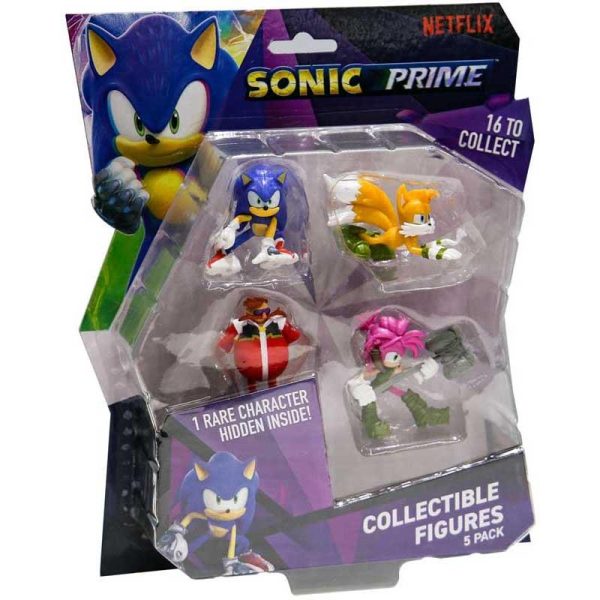 Sonic Prime 5-Pack Figures Set - Σετ με 5 Φιγούρες 6.5cm