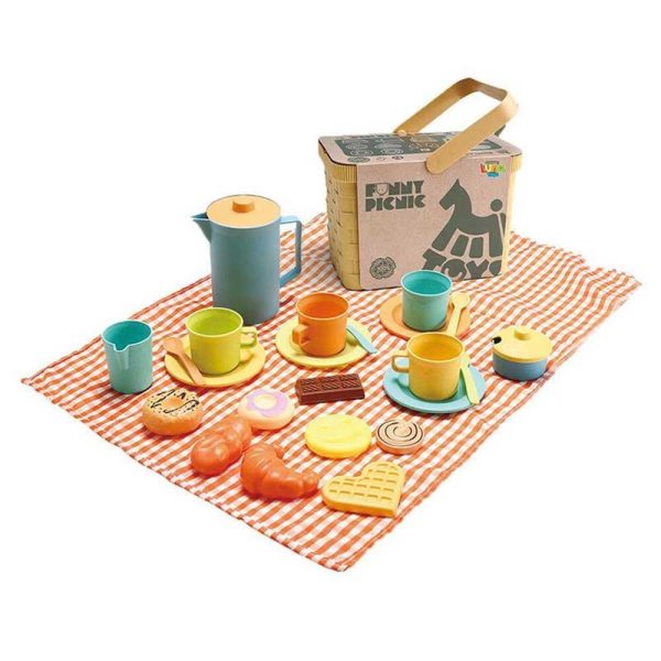 Luna Eco Funny Pic-Nic - Καλάθι Πικ Νικ με 27τμχ από Ανακυκλωμένο Πλαστικό