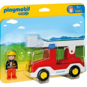 Playmobil 1.2.3 6967: Πυροσβέστης με Όχημα