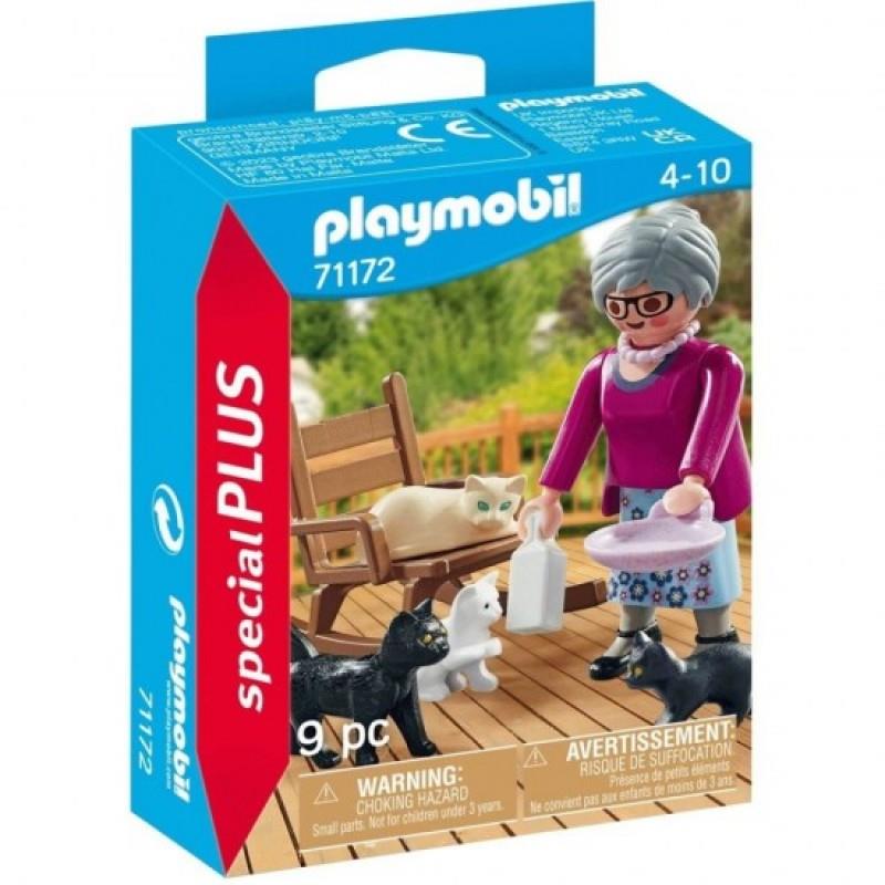 Playmobil Special Plus 71172: Γιαγιά Με Γατάκια