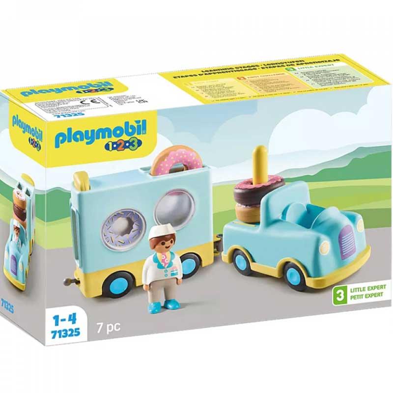 Playmobil 1.2.3 71325: Φορτηγάκι Ντόνατ