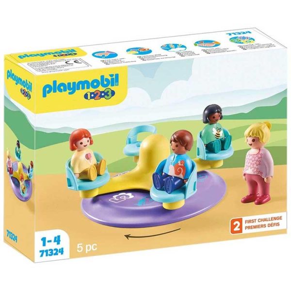 Playmobil 1.2.3 71324: Παιδικό Καρουζέλ