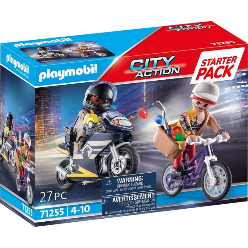 Playmobil City Action 71255: Starter Pack Αστυνομική Καταδίωξη Ληστή Κοσμημάτων