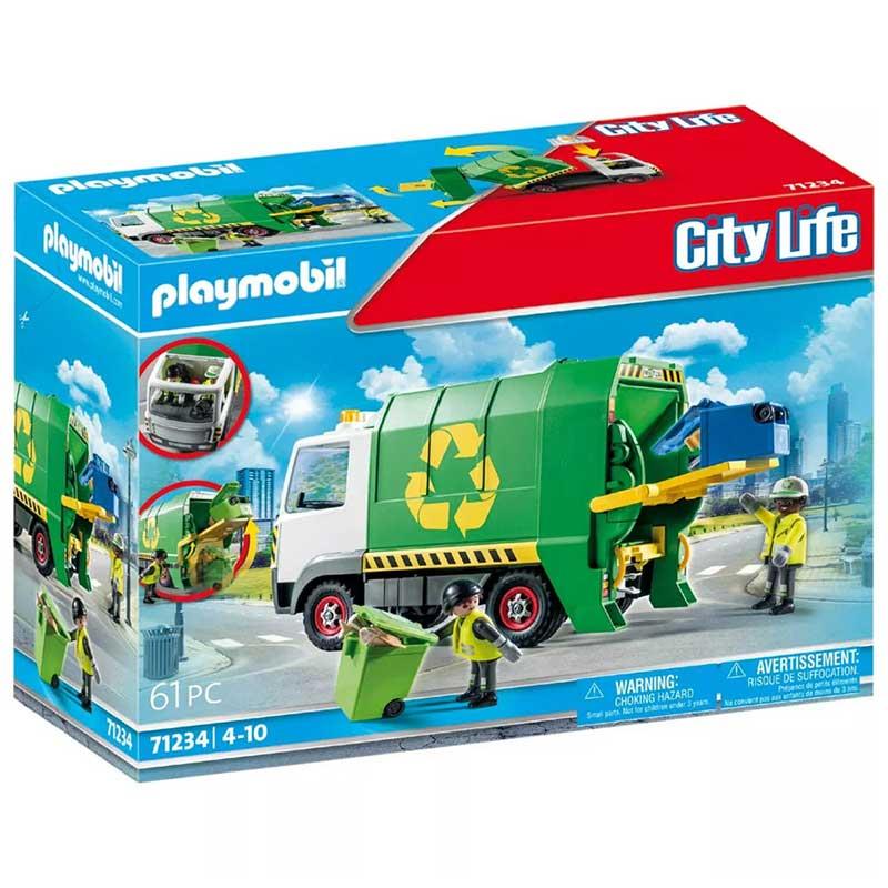 Playmobil City Life 71234: Όχημα Συλλογής Ανακυκλομένων Απορριμάτων