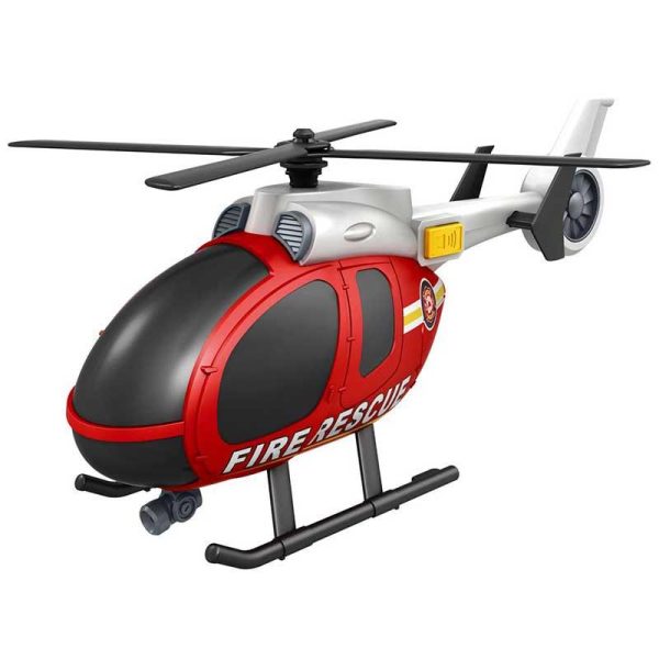 Luna City Rescue - Ελικόπτερο Πυροσβεστικής Πλαστικό Με Ήχο Και Φως 24cm