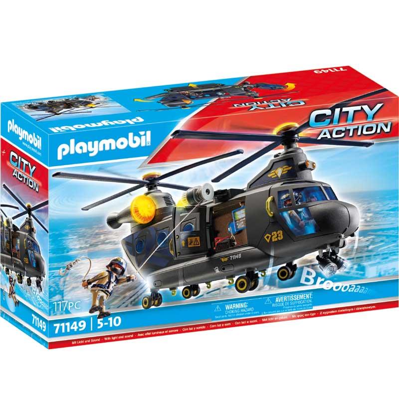 Playmobil City Action 71149: Ελικόπτερο Ειδικών Δυνάμεων με 2 Έλικες