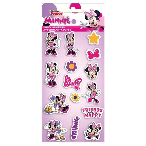 Αυτοκόλλητα Puffy Disney Minnie Mouse - 1 Καρτέλα
