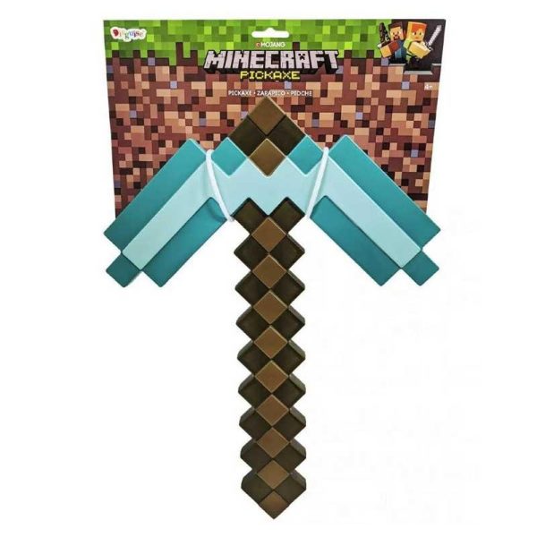 Minecraft Plastic Replica Diamond Pickaxe - Αξίνα 40cm