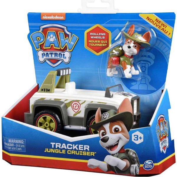 Paw Patrol Tracker Jungle Cruiser - Όχημα & Φιγούρα Tracker