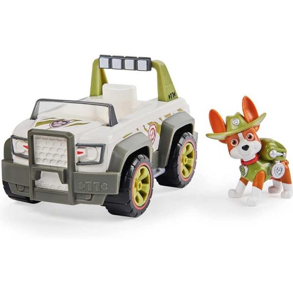 Paw Patrol Tracker Jungle Cruiser - Όχημα & Φιγούρα Tracker