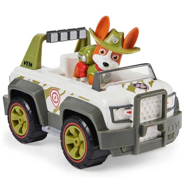 Paw Patrol Tracker Jungle Cruiser - Όχημα & Φιγούρα Tracker