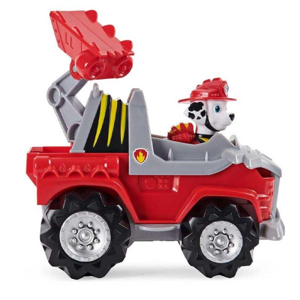 Paw Patrol Dino Rescue Marshall Deluxe Vehicle - Όχημα & Φιγούρα Marshall