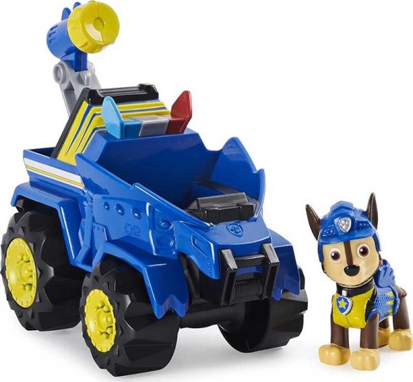 Paw Patrol Dino Rescue Chase Deluxe Vehicle - Όχημα & Φιγούρα Chase
