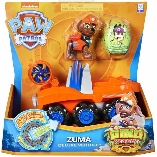 Paw Patrol Dino Rescue Zuma Deluxe Vehicle - Όχημα & Φιγούρα Zuma