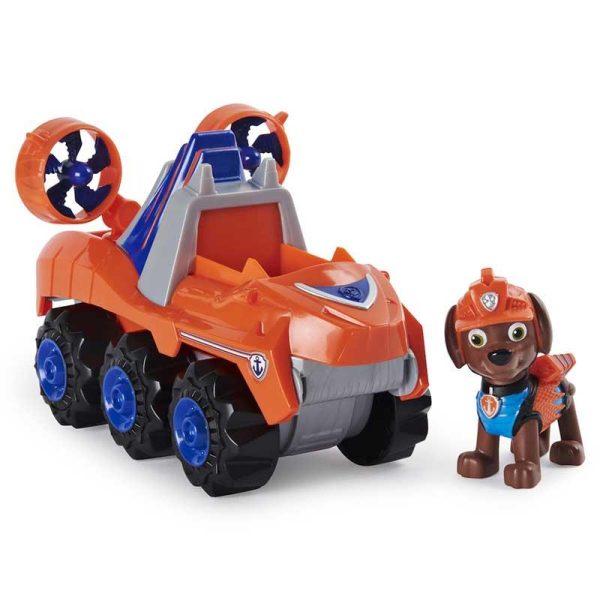 Paw Patrol Dino Rescue Zuma Deluxe Vehicle - Όχημα & Φιγούρα Zuma