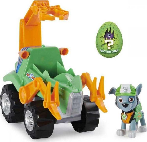 Paw Patrol Dino Rescue Rocky Deluxe Vehicle - Όχημα & Φιγούρα Rocky
