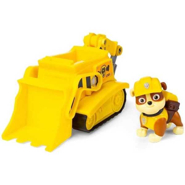 Paw Patrol Rubble Bulldozer - Όχημα με Φιγούρα Rubble