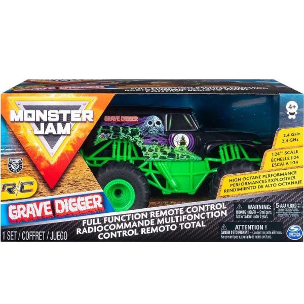 Monster Jam Grave Digger 1:24 R/C - Τηλεκατευθυνόμενο Όχημα