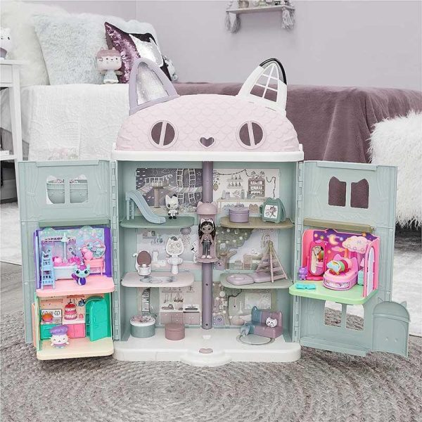 Gabby's Dollhouse: 'Pillow Cat' Sweet Dreams Bedroom - Σετ με Φιγούρα