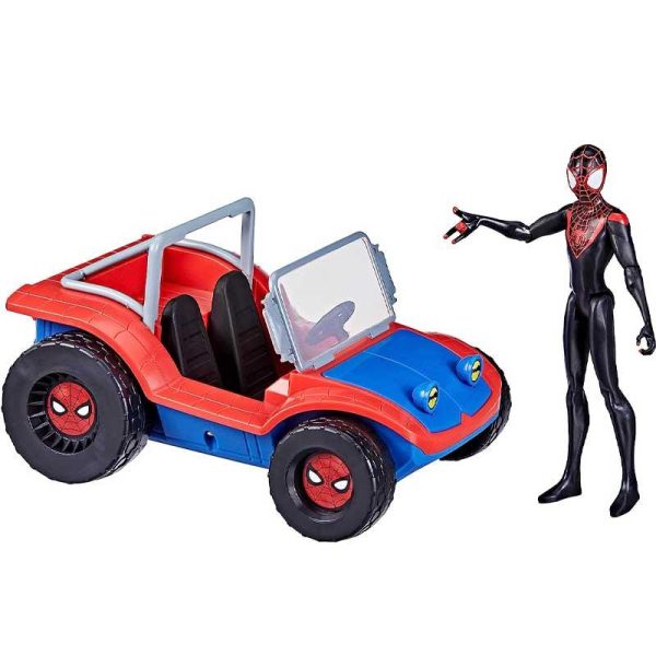 Marvel Spider-Man: Spider-Mobile - Όχημα & Φιγούρα Miles Morales 15cm