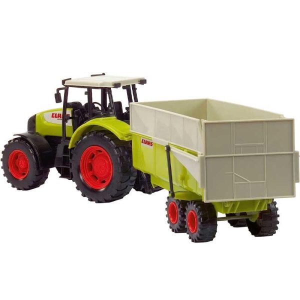 Dickie Toys Claas Ares Set - Πλαστικό Τρακτέρ με Ανατρεπόμενη Καρότσα 55cm